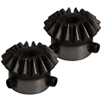 Los mejores  - Yibuy 2 piezas de 16 dientes 1.5 módulo piloto cónico bisel rueda de engranaje de 6 mm diámetro del agujero